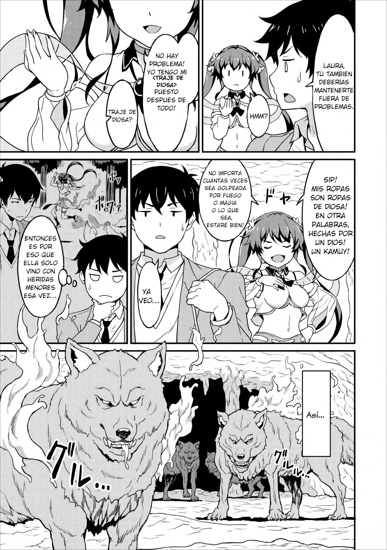 LEVEL UP JUST BY EATING! ~I’M PEERLESS IN ANOTHER WORLD WITH A USELESS GODDESS~ (2018) - Capítulo 10 - Página 22 - LectorTMOo