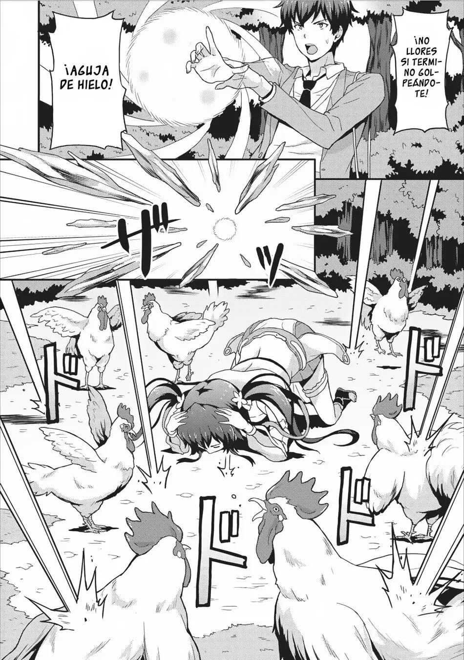 LEVEL UP JUST BY EATING! ~I’M PEERLESS IN ANOTHER WORLD WITH A USELESS GODDESS~ (2018) - Capítulo 2 - Página 8 - LectorTMOo