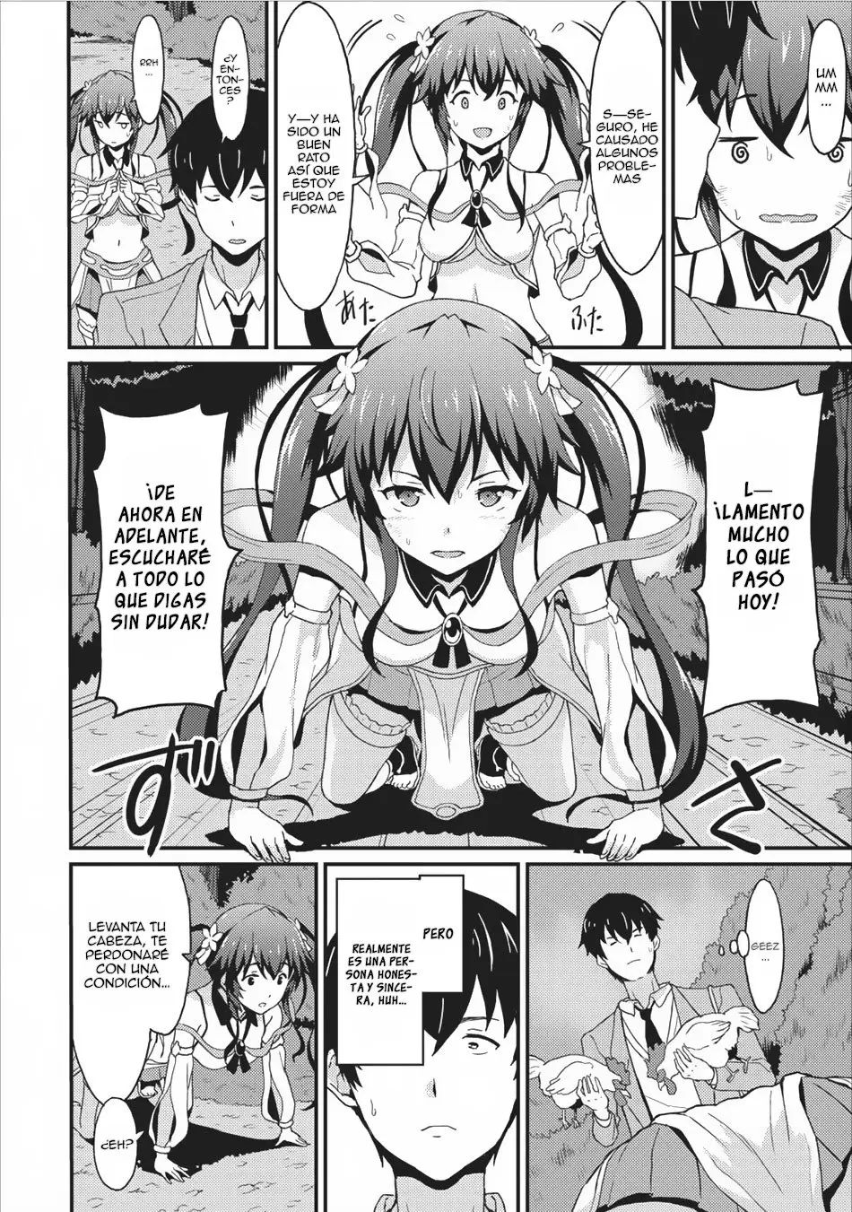 LEVEL UP JUST BY EATING! ~I’M PEERLESS IN ANOTHER WORLD WITH A USELESS GODDESS~ (2018) - Capítulo 2 - Página 12 - LectorTMOo