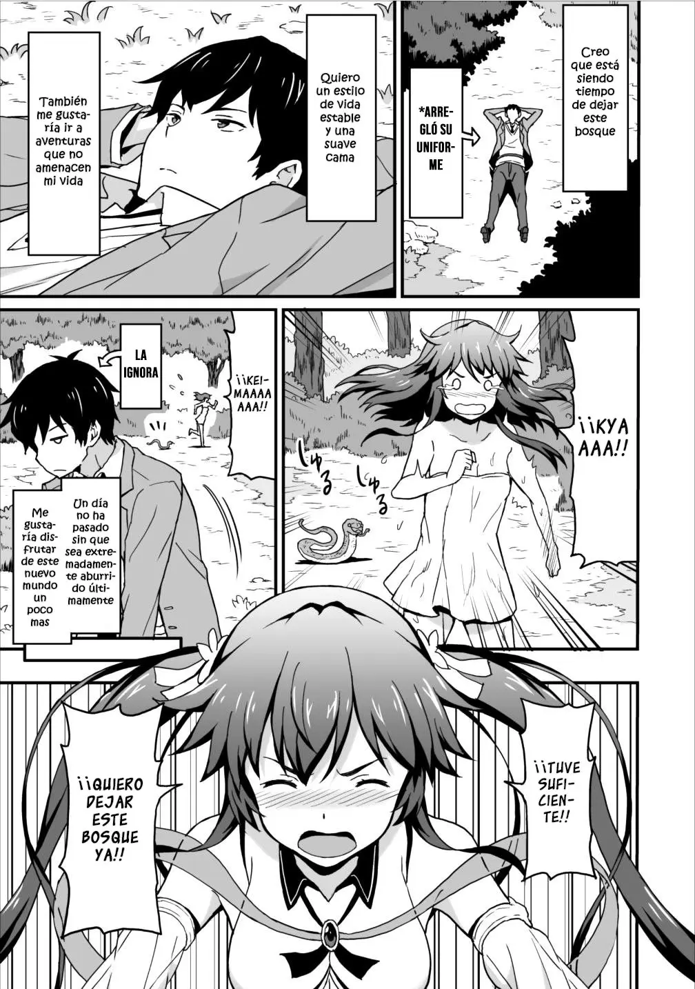 LEVEL UP JUST BY EATING! ~I’M PEERLESS IN ANOTHER WORLD WITH A USELESS GODDESS~ (2018) - Capítulo 3 - Página 20 - LectorTMOo