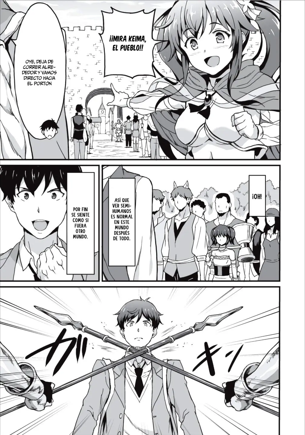 LEVEL UP JUST BY EATING! ~I’M PEERLESS IN ANOTHER WORLD WITH A USELESS GODDESS~ (2018) - Capítulo 4 - Página 7 - LectorTMOo