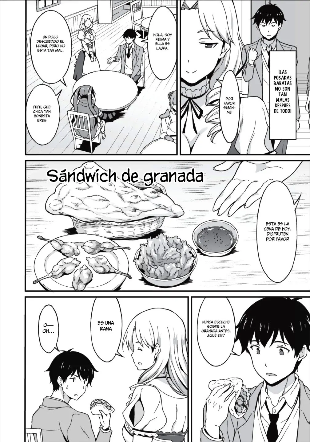LEVEL UP JUST BY EATING! ~I’M PEERLESS IN ANOTHER WORLD WITH A USELESS GODDESS~ (2018) - Capítulo 4 - Página 22 - LectorTMOo