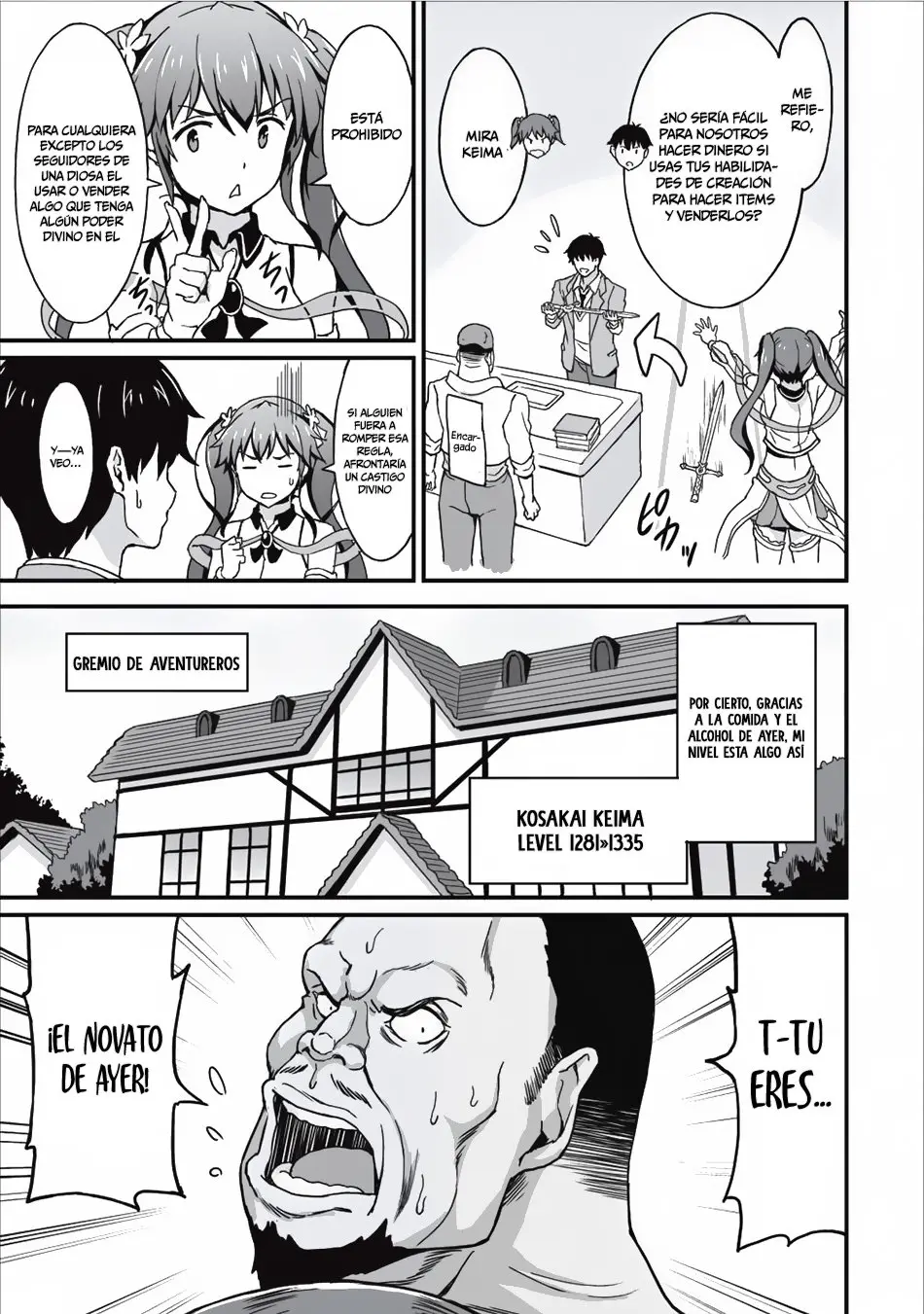 LEVEL UP JUST BY EATING! ~I’M PEERLESS IN ANOTHER WORLD WITH A USELESS GODDESS~ (2018) - Capítulo 5 - Página 5 - LectorTMOo