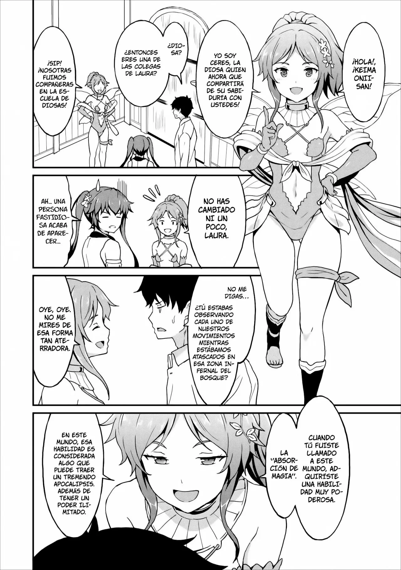 LEVEL UP JUST BY EATING! ~I’M PEERLESS IN ANOTHER WORLD WITH A USELESS GODDESS~ (2018) - Capítulo 9 - Página 8 - LectorTMOo