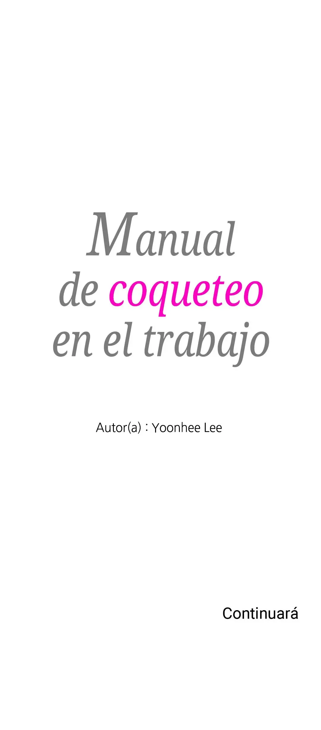 Manual de coqueteo en el trabajo (2022) - Capítulo - Página 6 - LectorTMOo