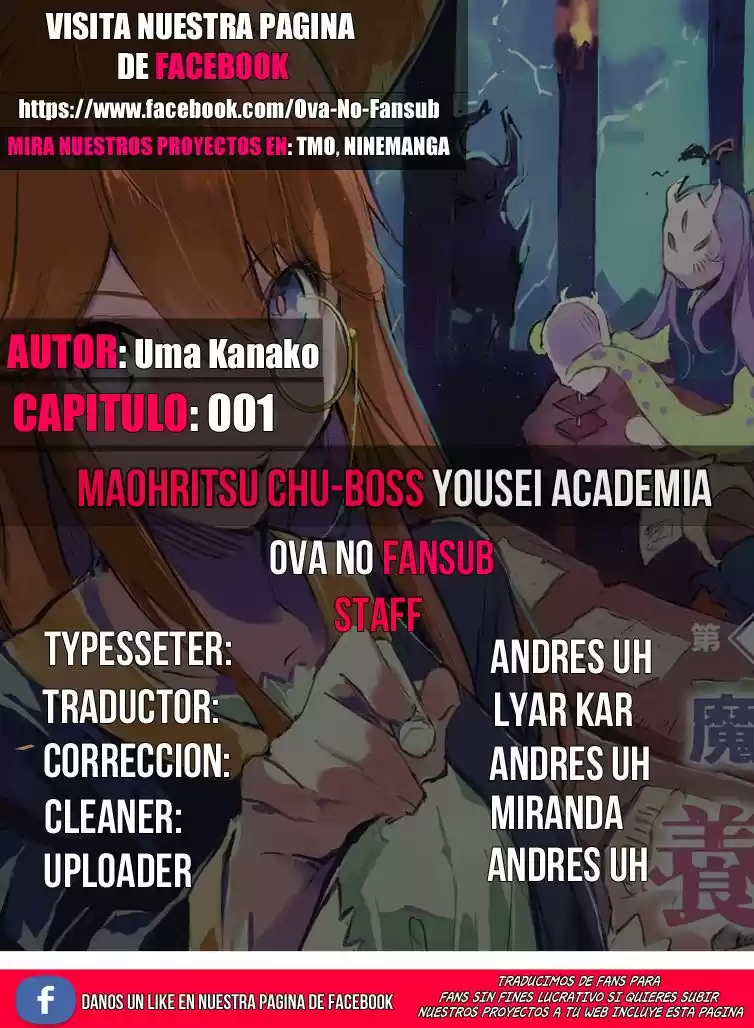 Maohritsu Chu-boss Yousei Academia (2018) - Capítulo 1 - Página 1 - LectorTMOo