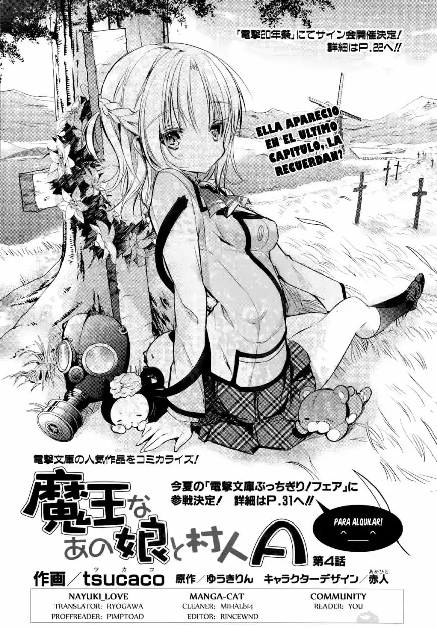 Maou na Ano Ko to Murabito A (2012) - Capítulo 4 - Página 4 - LectorTMOo