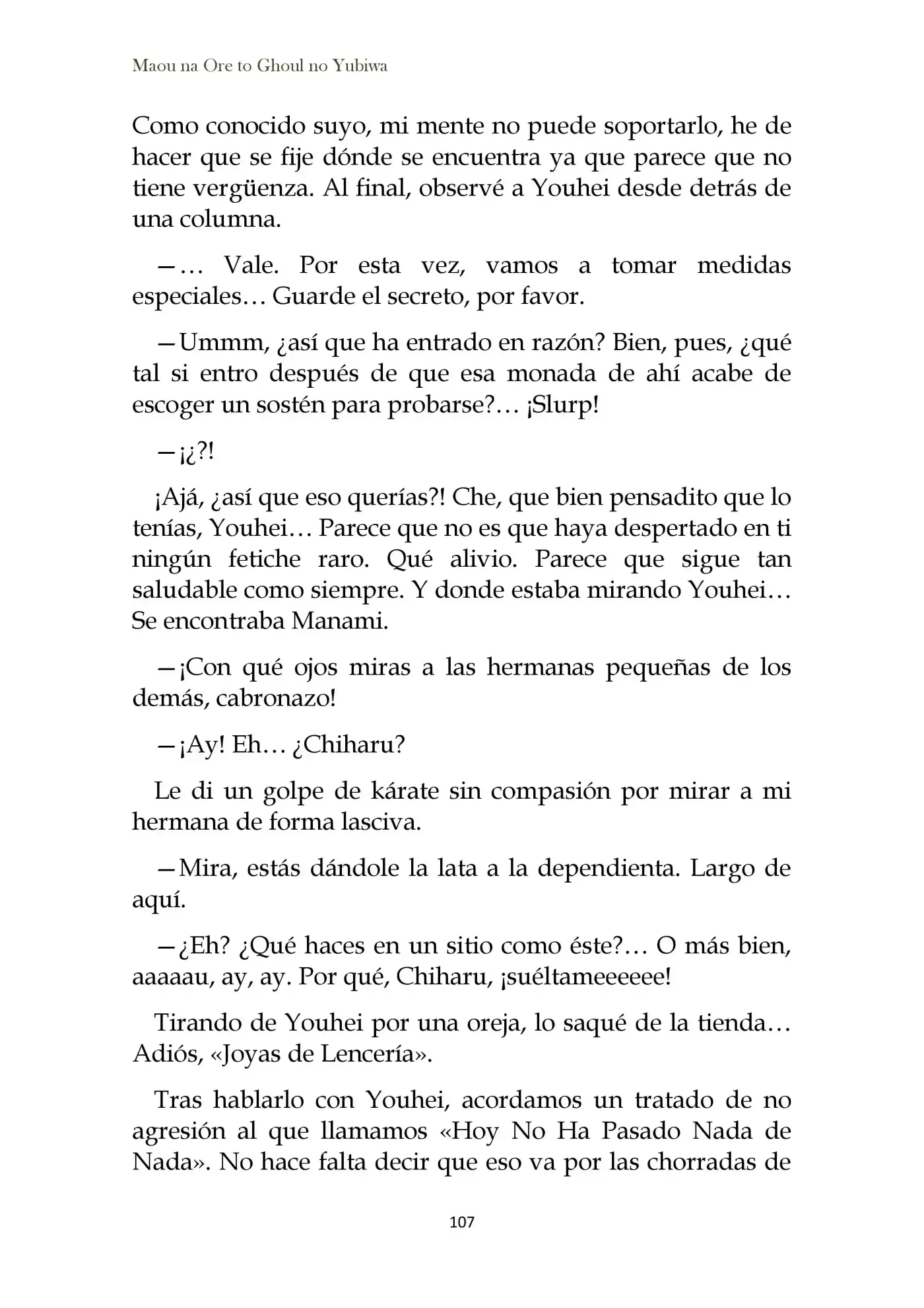 Maou na Ore to Fushihime no Yubiwa (Novela) (2012) - Capítulo 4 - Página 8 - LectorTMOo
