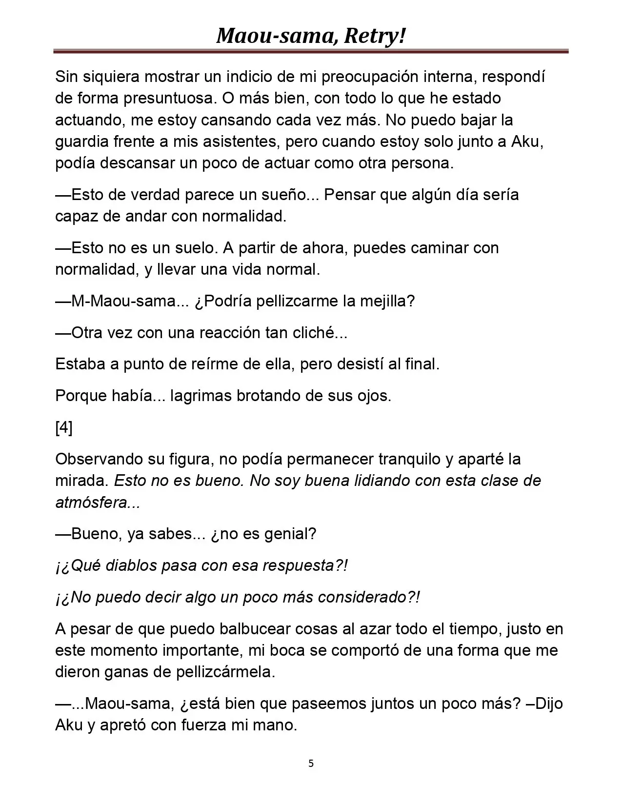 Maou-sama, Retry! (2016) - Capítulo 20 - Página 5 - LectorTMOo