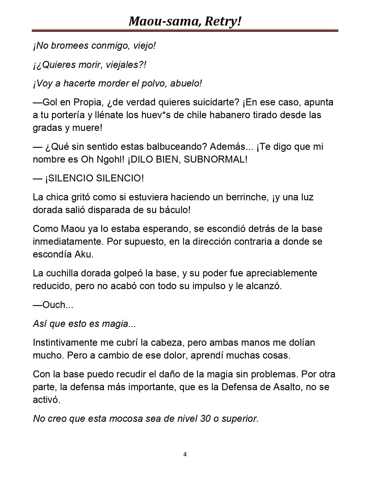 Maou-sama, Retry! (2016) - Capítulo 8 - Página 4 - LectorTMOo