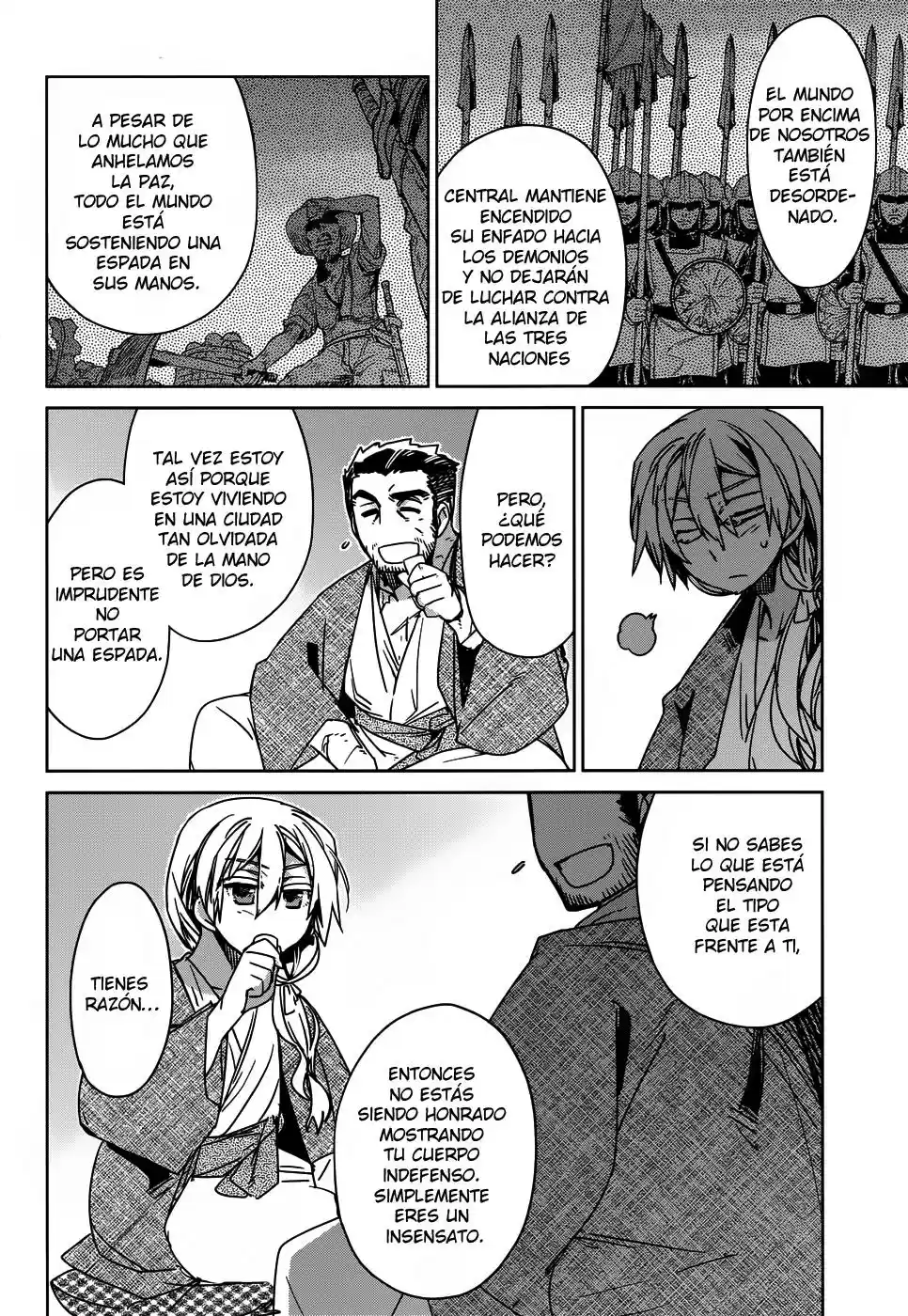 Maoyuu Maou Yuusha - "Kono Watashi no Mono Tonare, Yuusha yo" "Kotowaru!" (2011) - Capítulo 25 - Página 23 - LectorTMOo