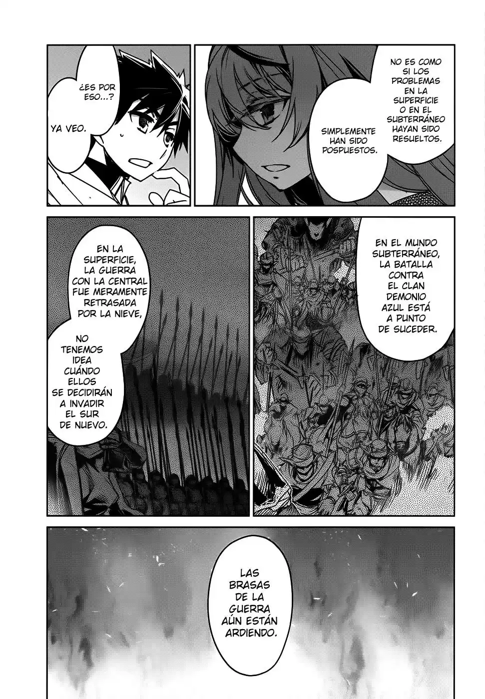 Maoyuu Maou Yuusha - "Kono Watashi no Mono Tonare, Yuusha yo" "Kotowaru!" (2011) - Capítulo 34 - Página 9 - LectorTMOo
