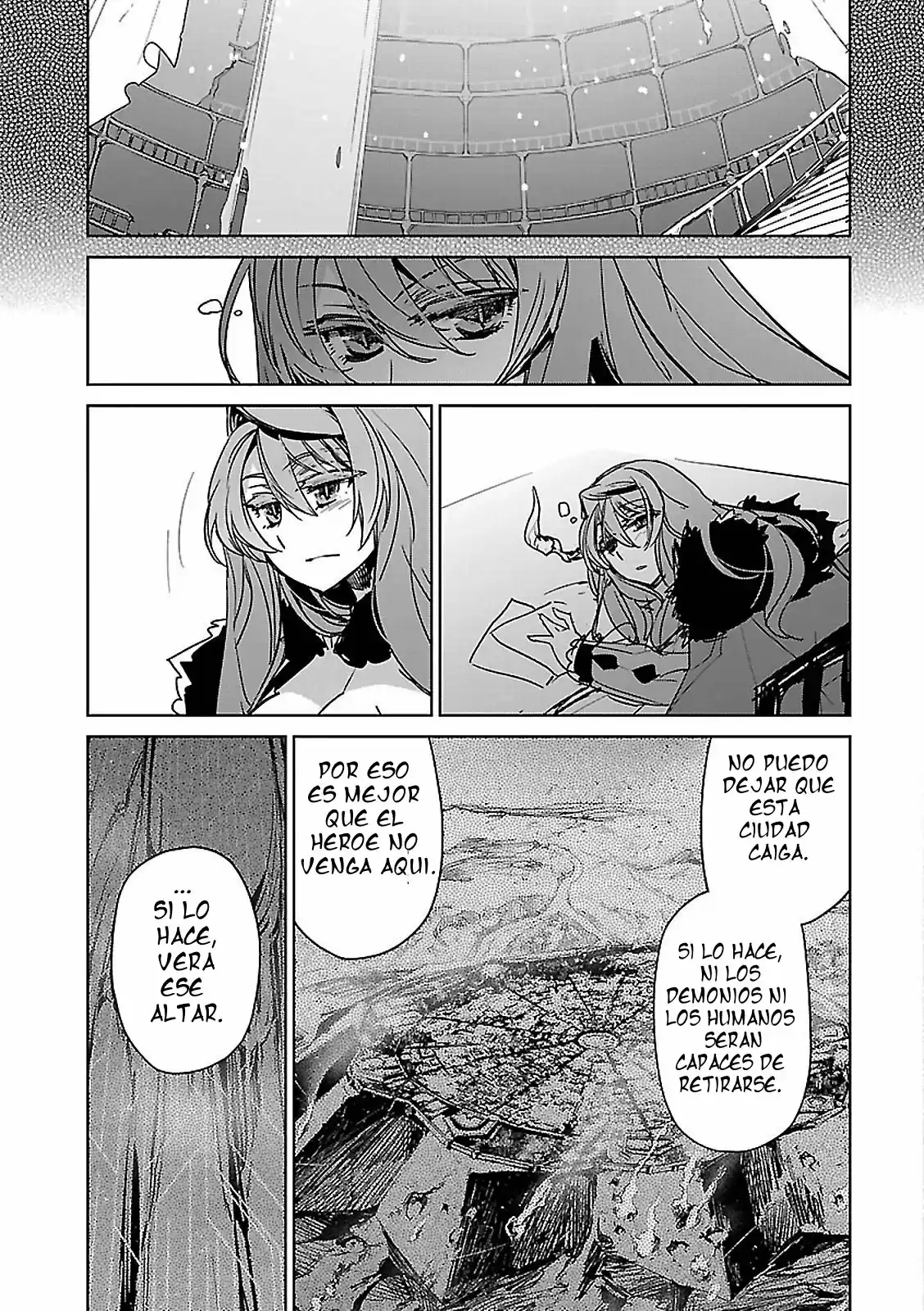 Maoyuu Maou Yuusha - "Kono Watashi no Mono Tonare, Yuusha yo" "Kotowaru!" (2011) - Capítulo 50 - Página 47 - LectorTMOo