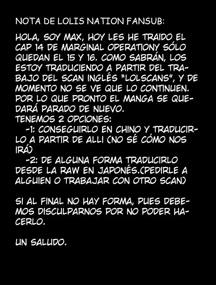 Marginal Operation - Capítulo 14 - Página 32 - LectorTMOo