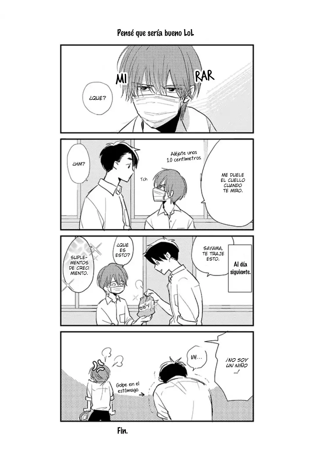Mask danshi wa Koishitakunai no ni - Capítulo 11.3 - Página 10 - LectorTMOo