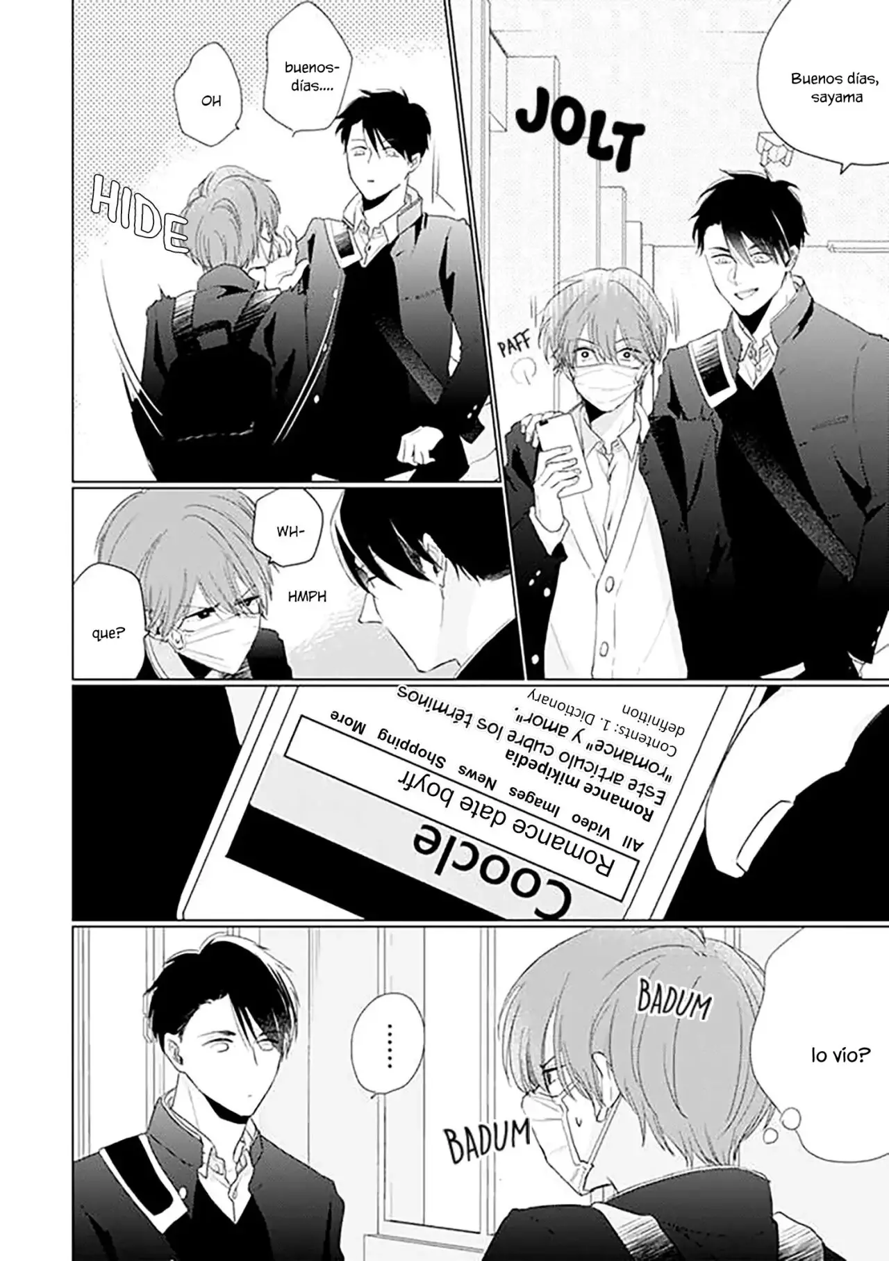 Mask danshi wa Koishitakunai no ni - Capítulo 22 - Página 9 - LectorTMOo