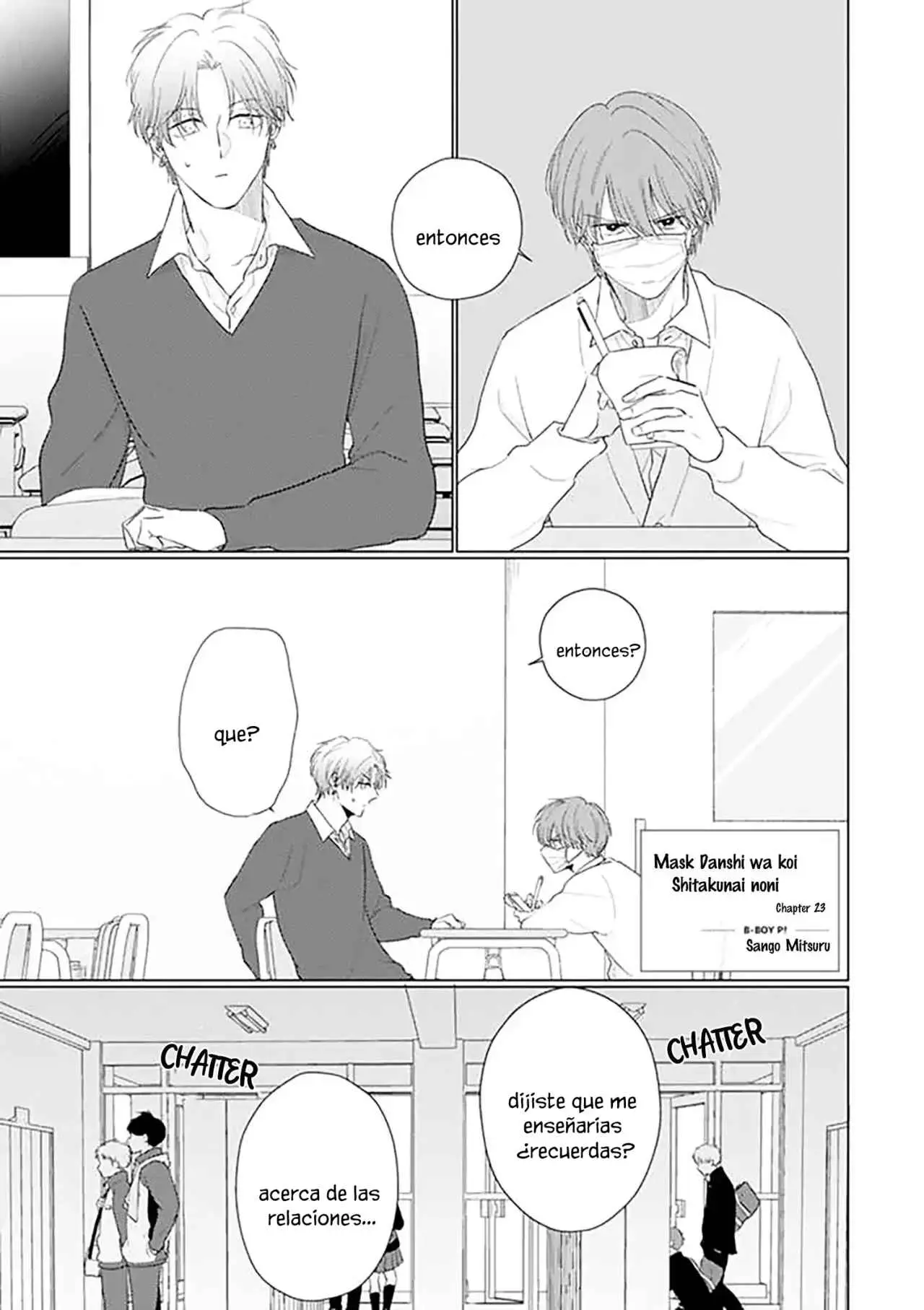 Mask danshi wa Koishitakunai no ni - Capítulo 23 - Página 6 - LectorTMOo