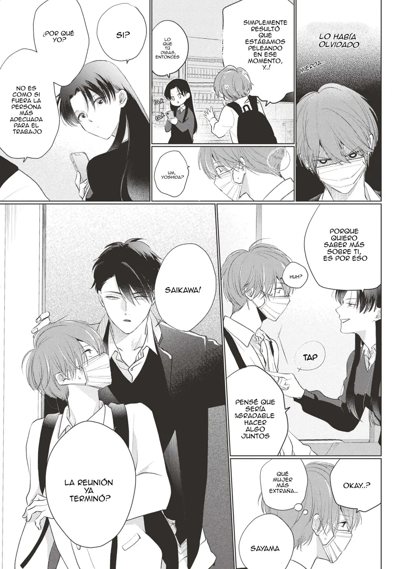 Mask danshi wa Koishitakunai no ni - Capítulo 44 - Página 19 - LectorTMOo