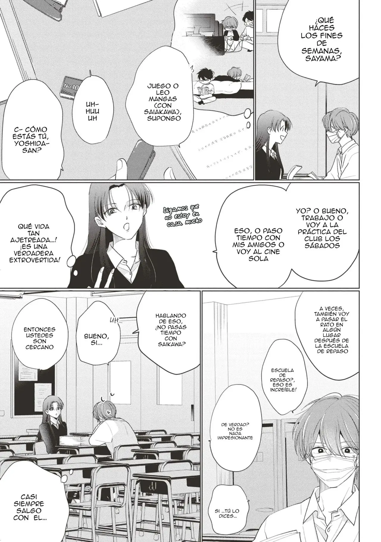 Mask danshi wa Koishitakunai no ni - Capítulo 45 - Página 5 - LectorTMOo