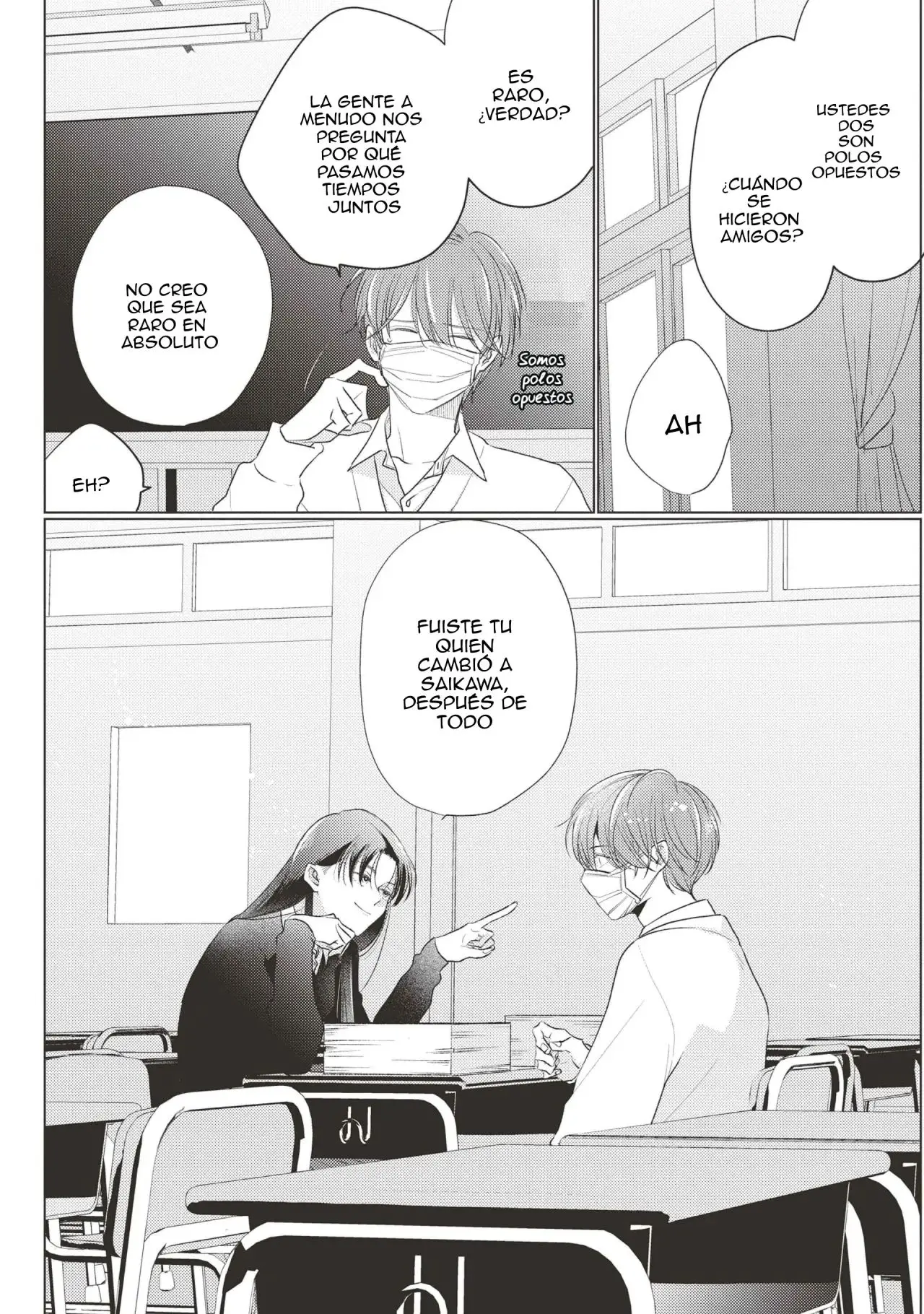 Mask danshi wa Koishitakunai no ni - Capítulo 45 - Página 6 - LectorTMOo