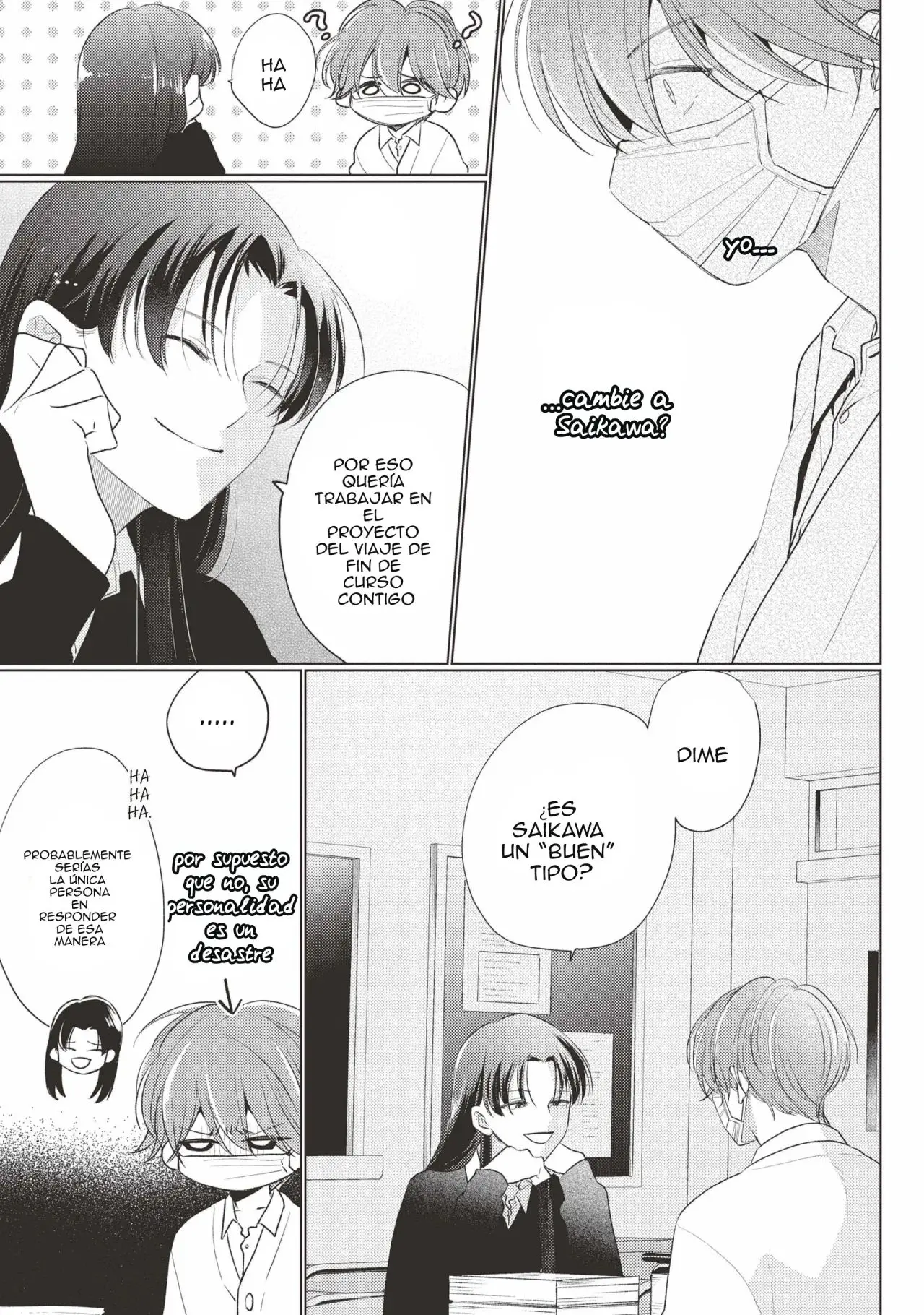 Mask danshi wa Koishitakunai no ni - Capítulo 45 - Página 7 - LectorTMOo