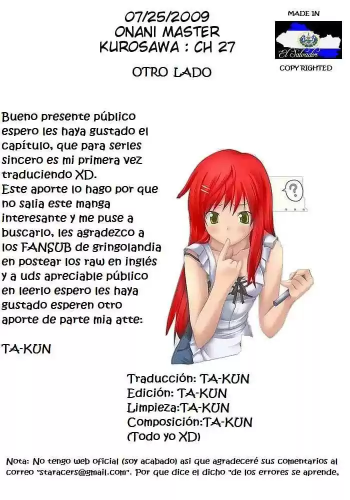 Masturbation Master Kurosawa (2007) - Capítulo 27 - Página 26 - LectorTMOo