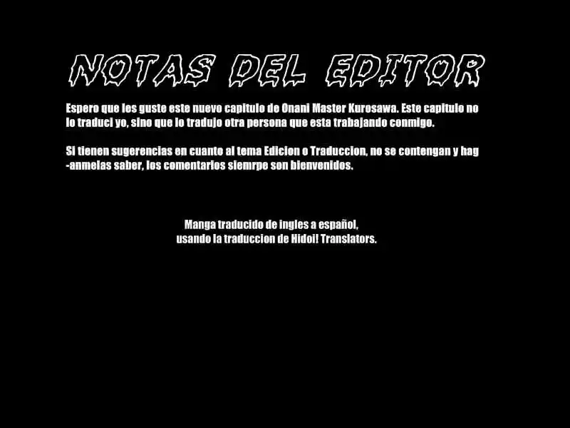 Masturbation Master Kurosawa (2007) - Capítulo 3 - Página 1 - LectorTMOo