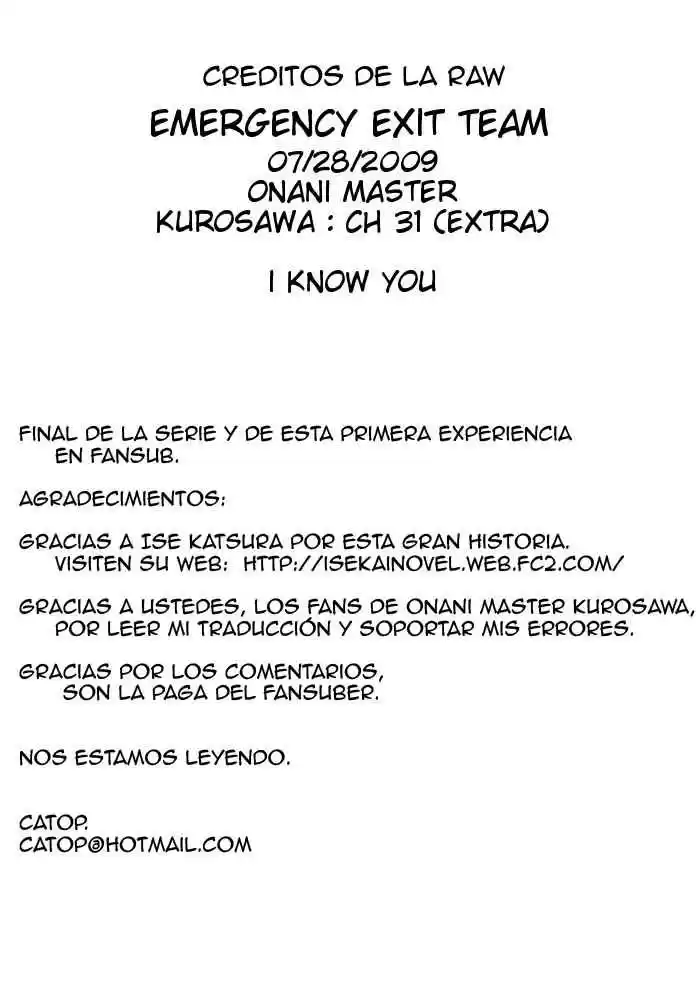 Masturbation Master Kurosawa (2007) - Capítulo 31 - Página 36 - LectorTMOo