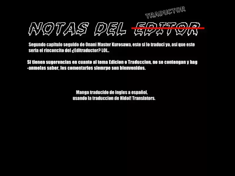 Masturbation Master Kurosawa (2007) - Capítulo 4 - Página 1 - LectorTMOo