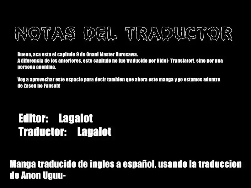 Masturbation Master Kurosawa (2007) - Capítulo 9 - Página 1 - LectorTMOo