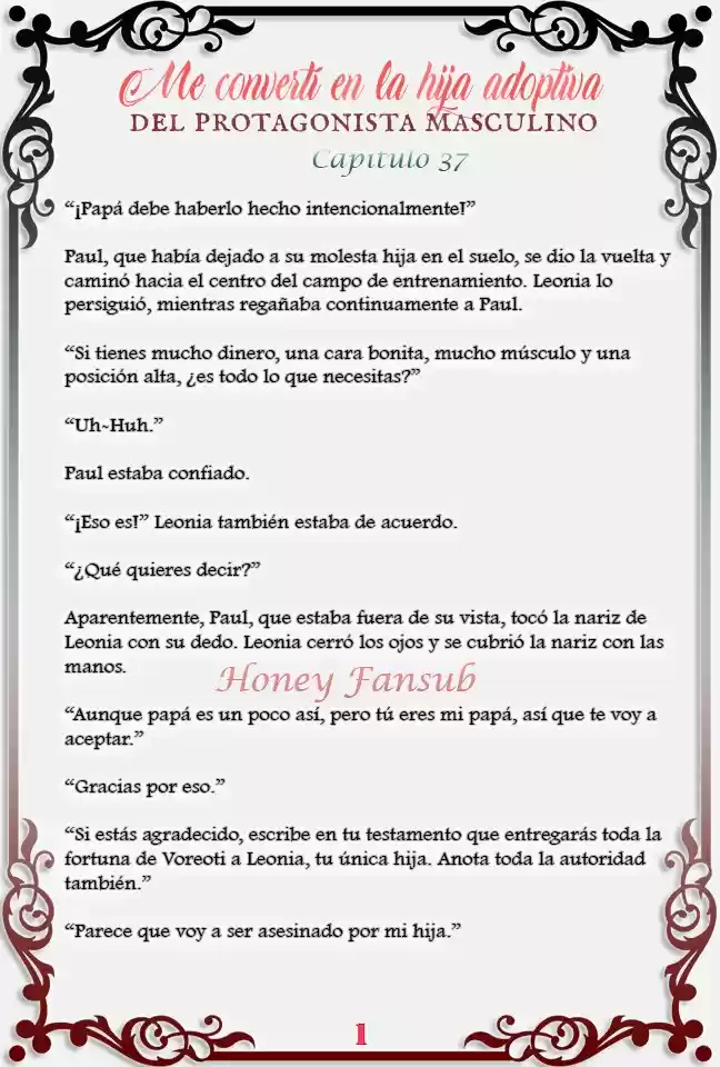 Me convertí en la hija adoptiva del protagonista masculino (novela) (2020) - Capítulo 37 - Página 5 - LectorTMOo