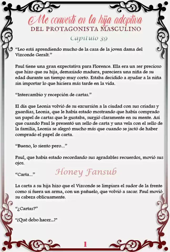 Me convertí en la hija adoptiva del protagonista masculino (novela) (2020) - Capítulo 39 - Página 5 - LectorTMOo