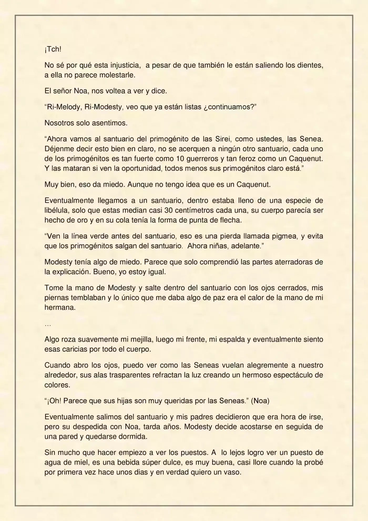 Melody y Modesty, Contra el mundo de fantasía. (2017) - Capítulo 8 - Página 4 - LectorTMOo