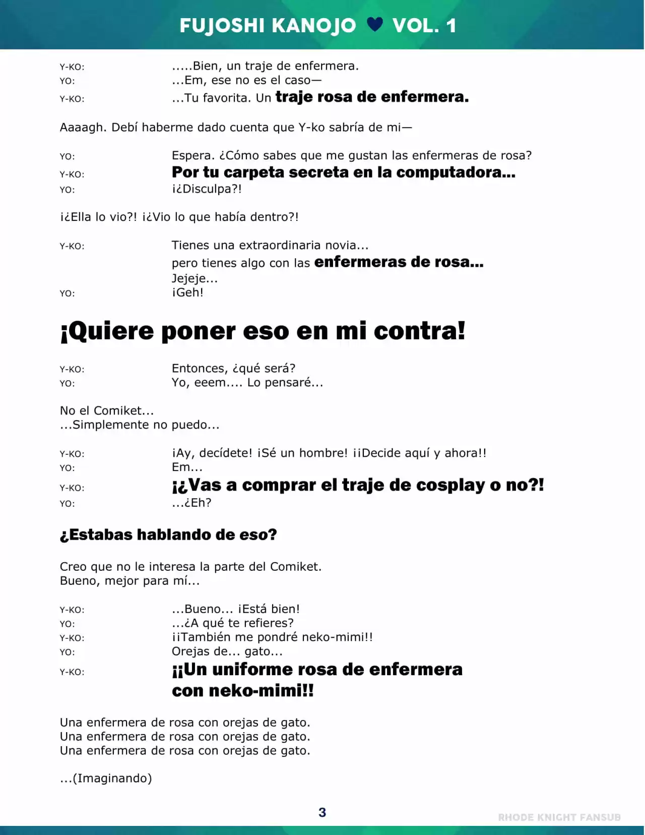 Mi Novia es una Fujoshi (2006) - Capítulo 11 - Página 3 - LectorTMOo
