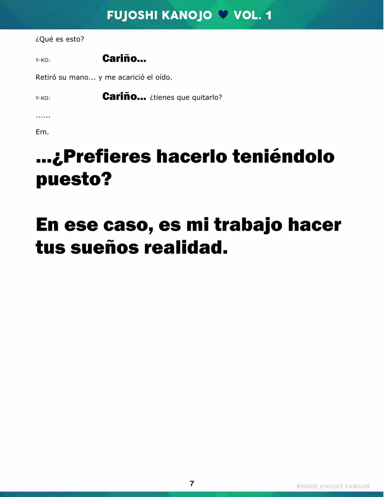 Mi Novia es una Fujoshi (2006) - Capítulo 21 - Página 7 - LectorTMOo