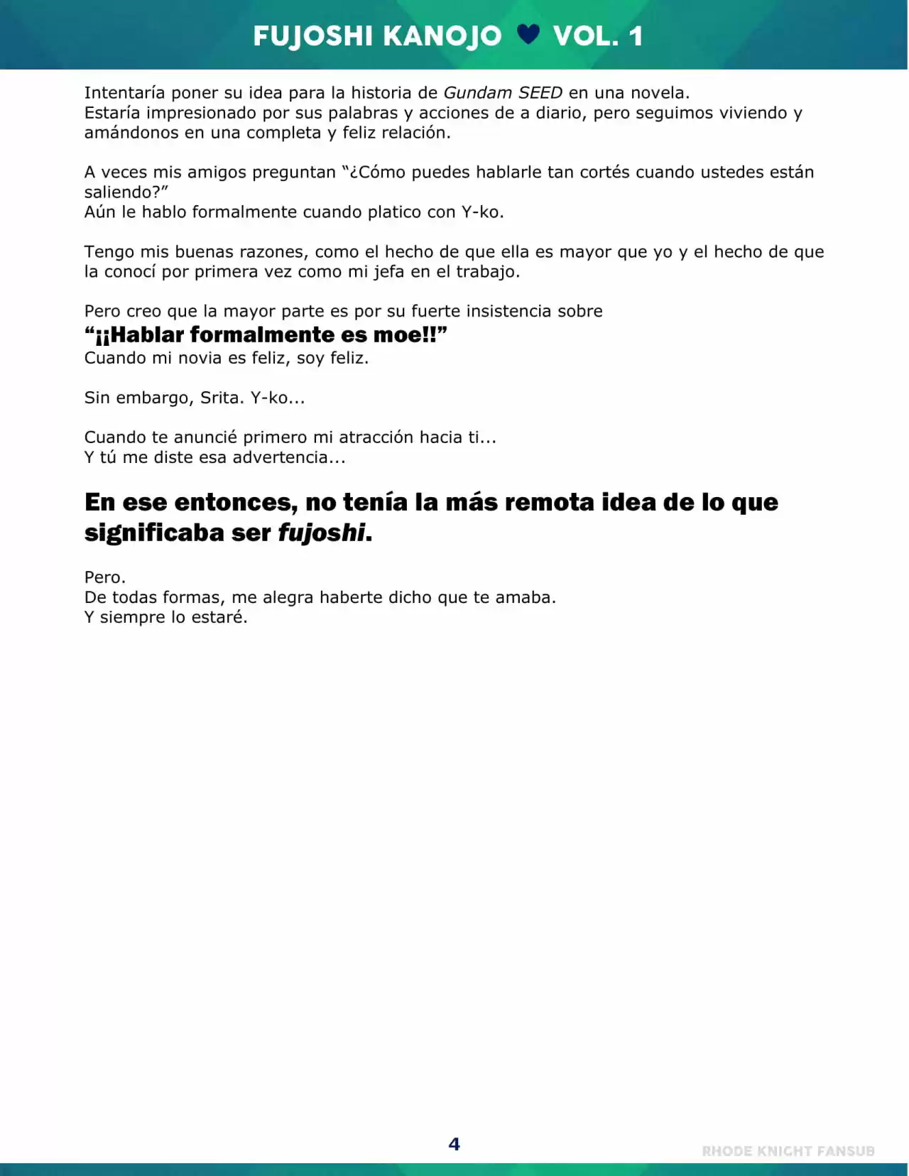 Mi Novia es una Fujoshi (2006) - Capítulo 22 - Página 4 - LectorTMOo