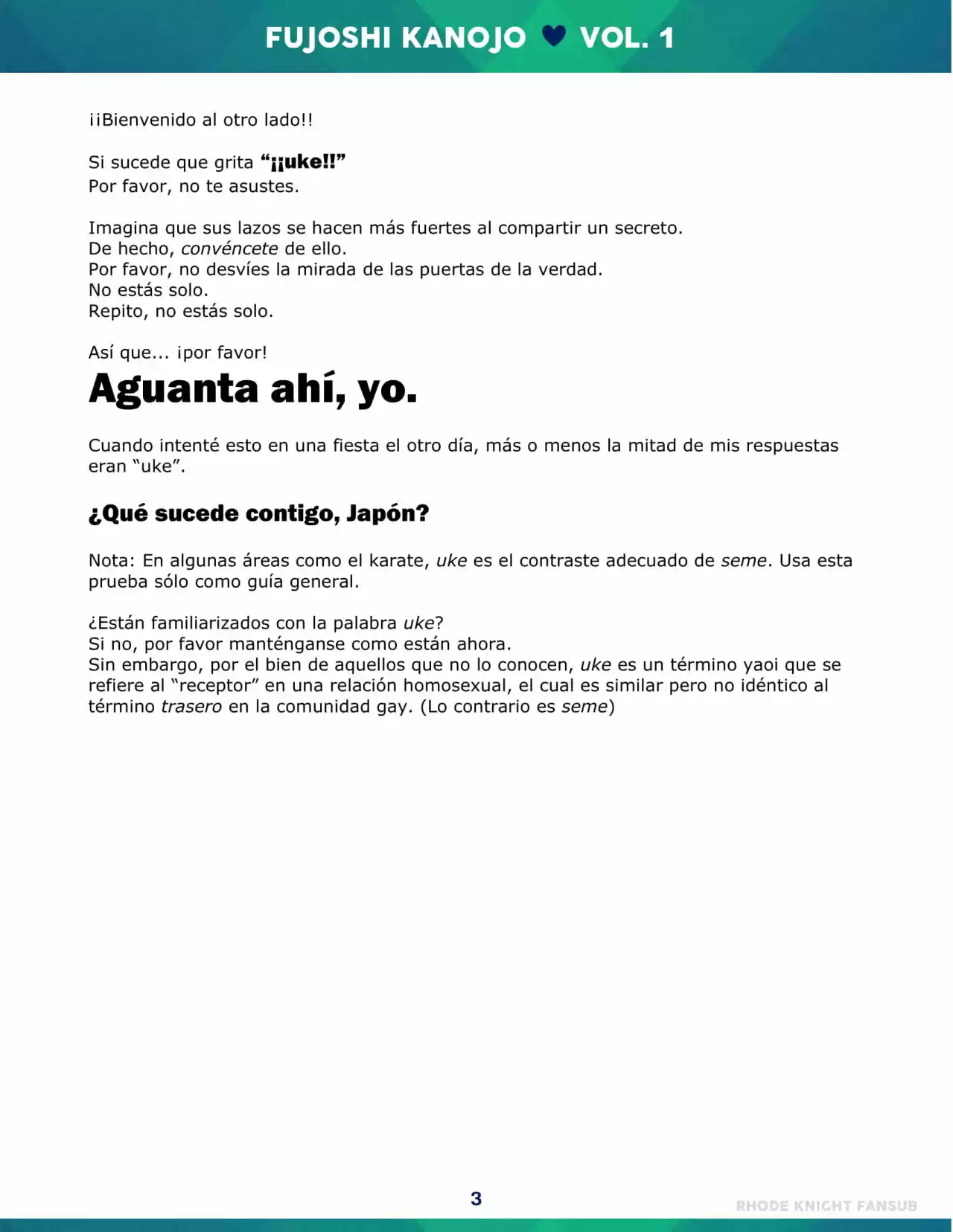 Mi Novia es una Fujoshi (2006) - Capítulo 8 - Página 3 - LectorTMOo