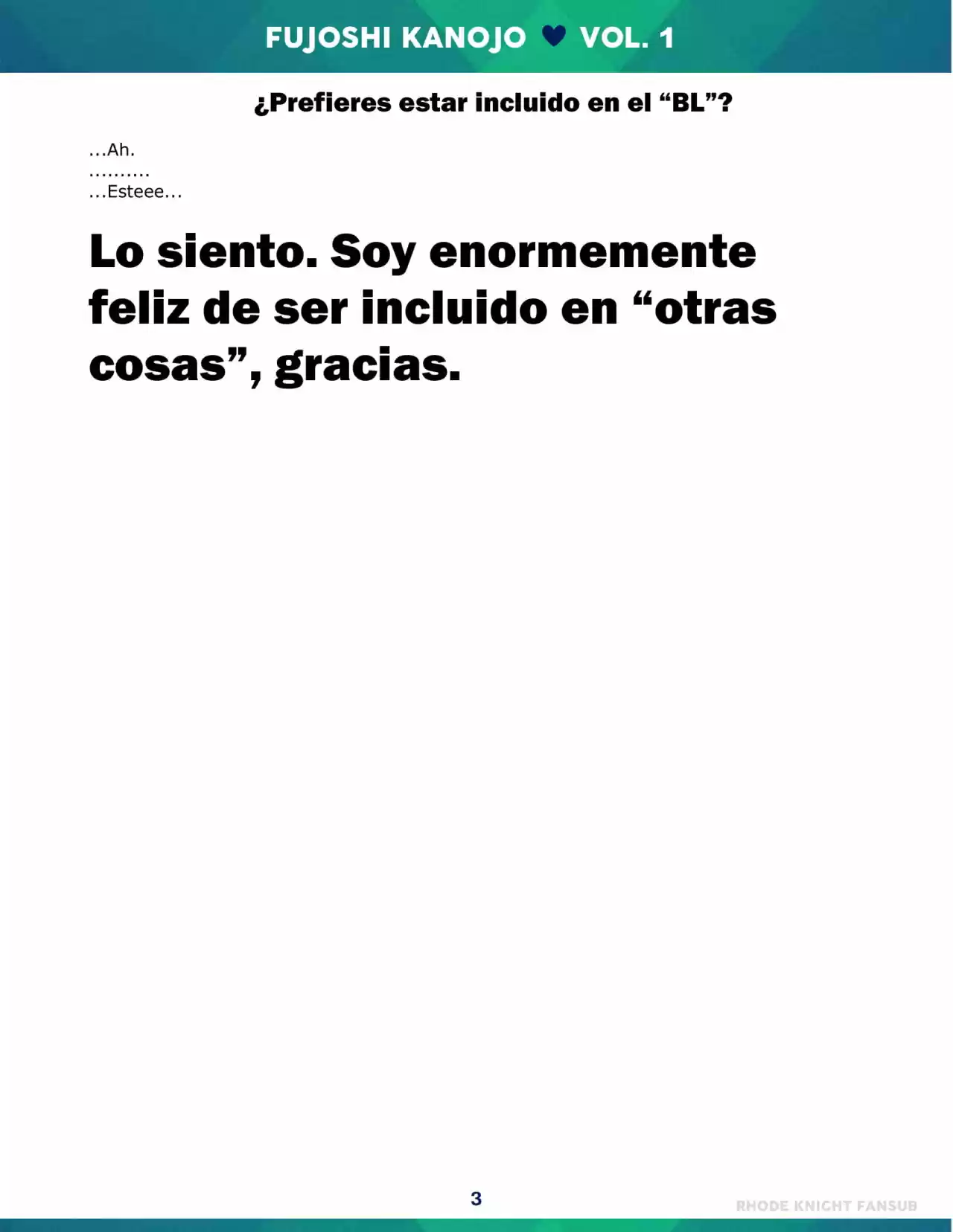 Mi Novia es una Fujoshi (2006) - Capítulo 9 - Página 3 - LectorTMOo