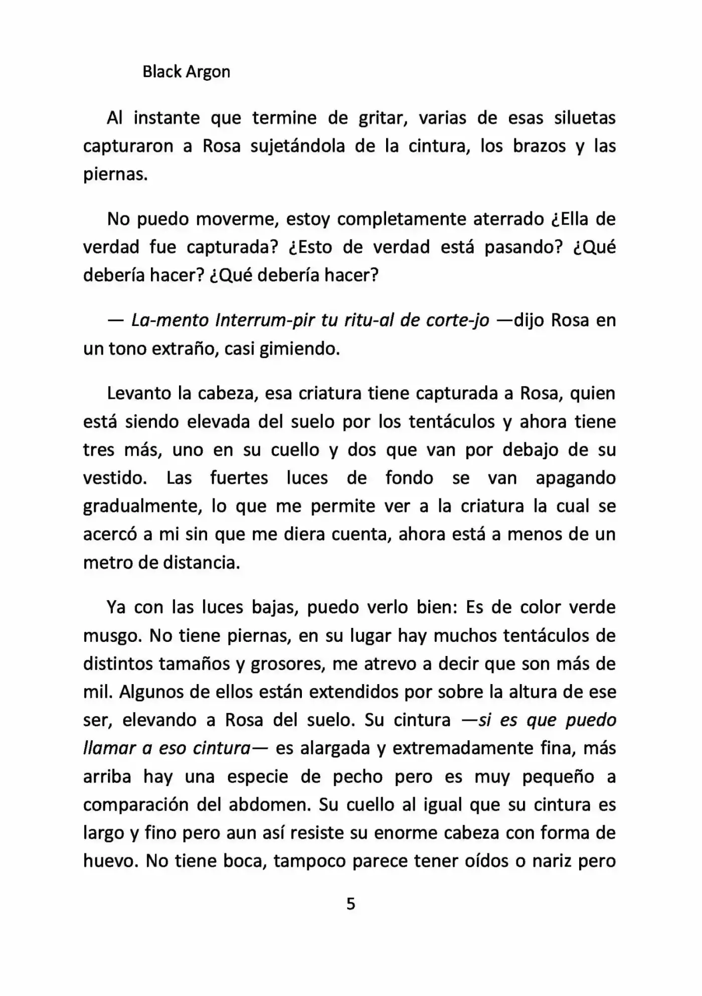 Mi vida - Capítulo 1 - Página 5 - LectorTMOo