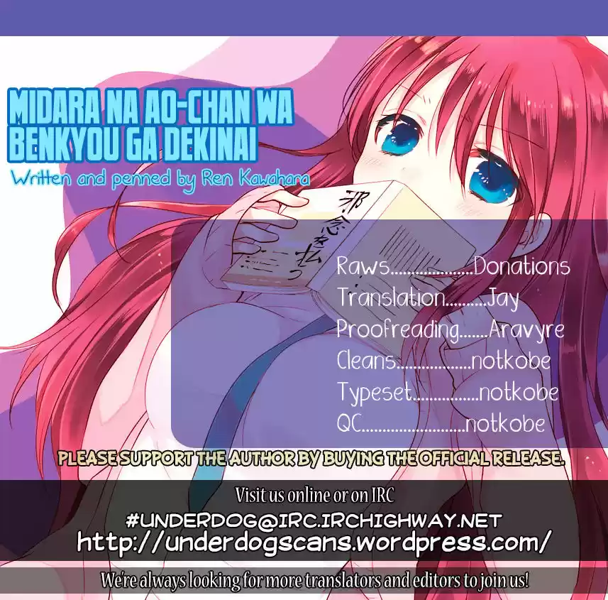 Midara na Ao-chan wa Benkyou ga Dekinai | Lustful Ao cant study (2015) - Capítulo 1 - Página 36 - LectorTMOo