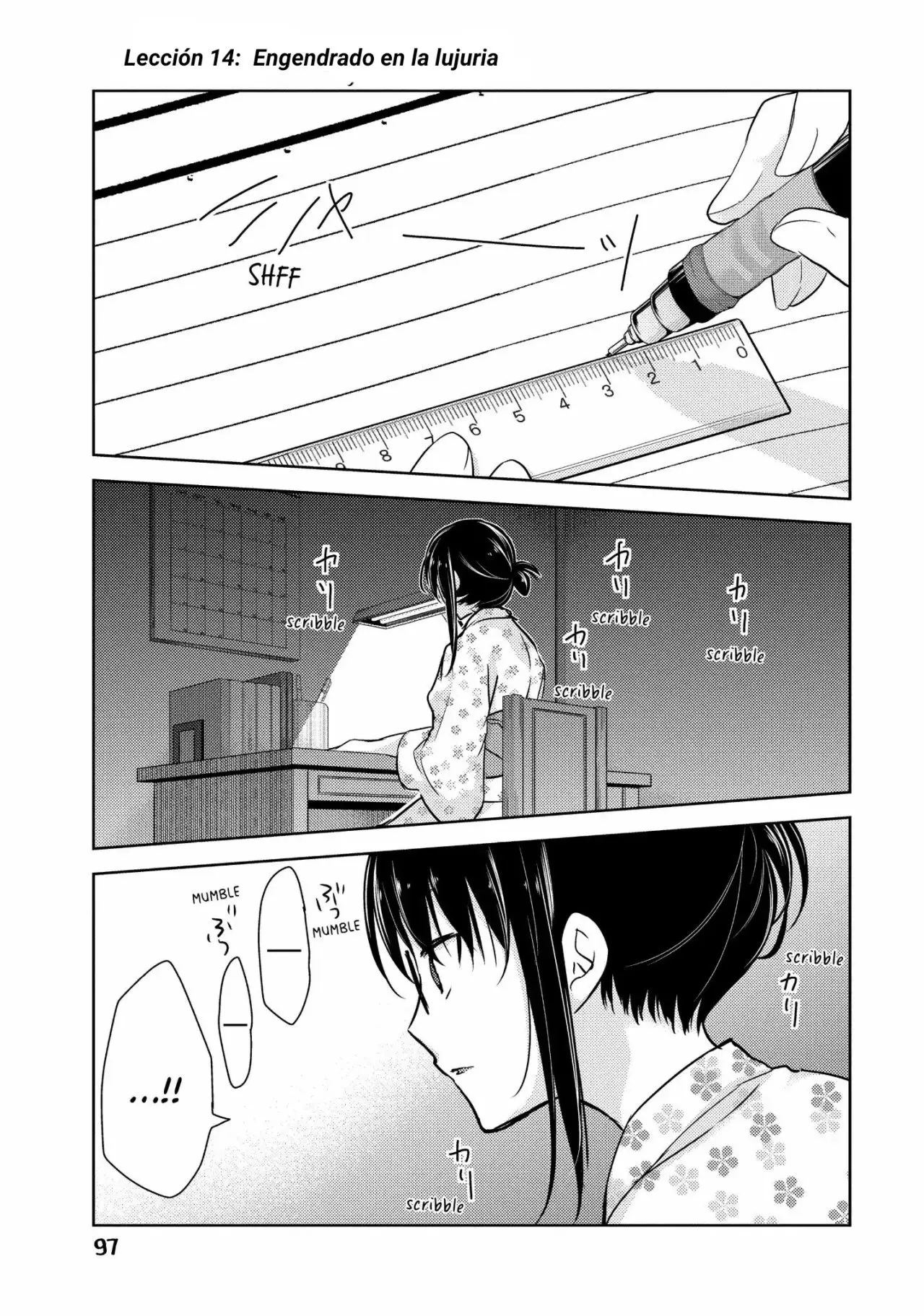 Midara na Ao-chan wa Benkyou ga Dekinai | Lustful Ao cant study (2015) - Capítulo 14 - Página 1 - LectorTMOo