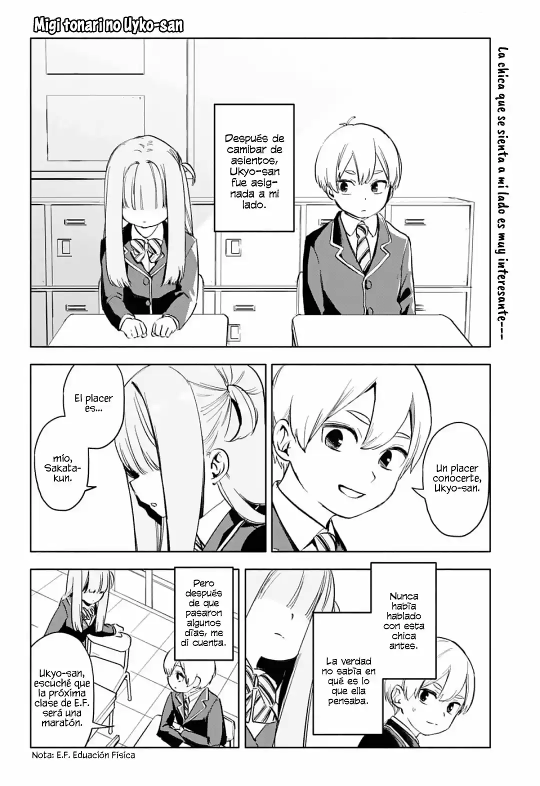Migi tonari no Uyko-san (2019) - Capítulo 0.01 - Página 2 - LectorTMOo