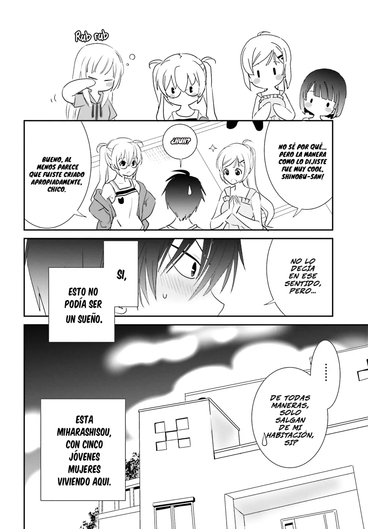 Miharashi-sou no 5-nin no Hanayome - Capítulo 3.1 - Página 8 - LectorTMOo