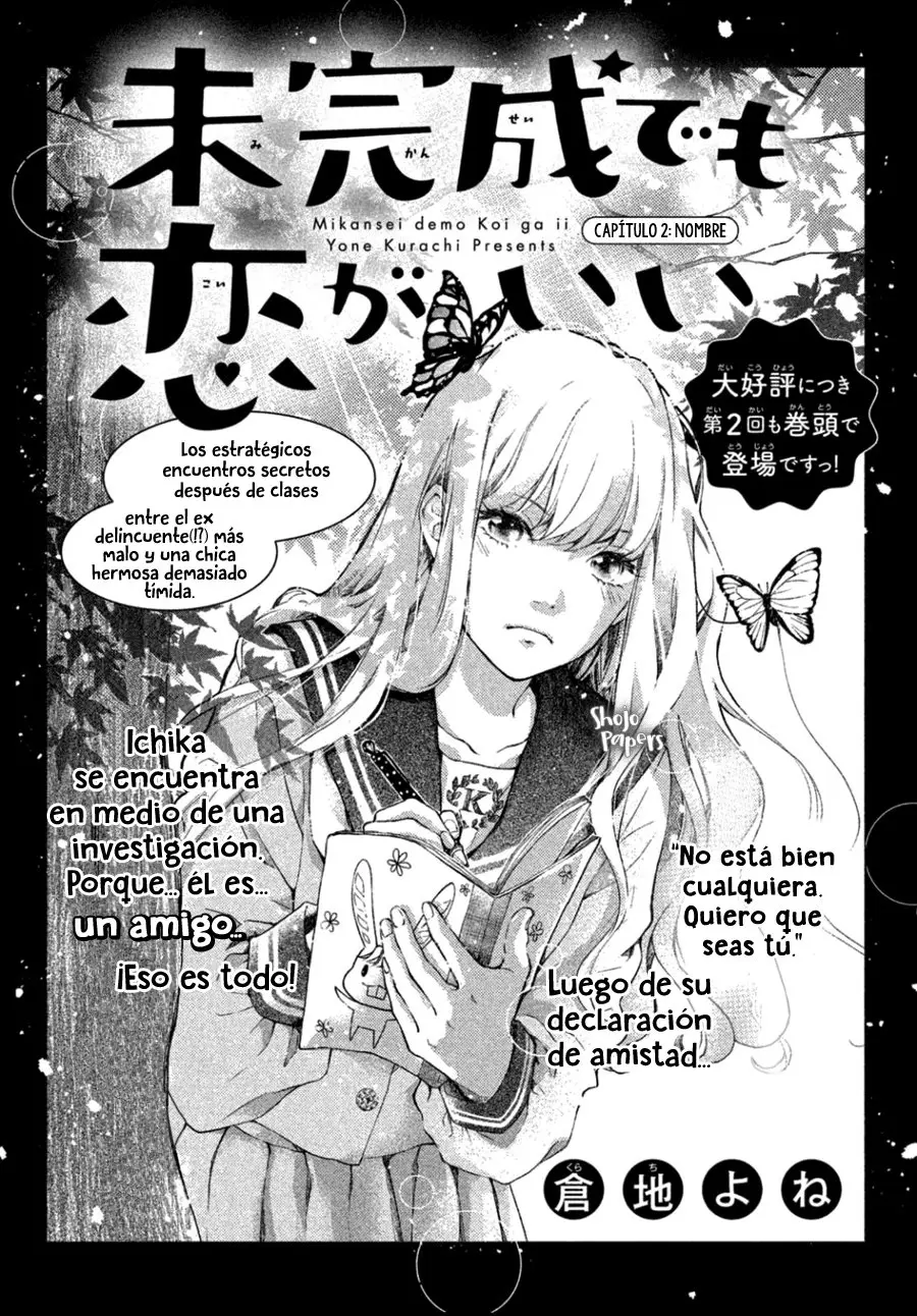 Mikansei Demo Koi ga Ii - Capítulo 2 - Página 4 - LectorTMOo