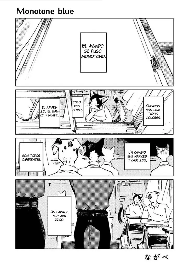 Monotone・blue (2019) - Capítulo 1 - Página 1 - LectorTMOo