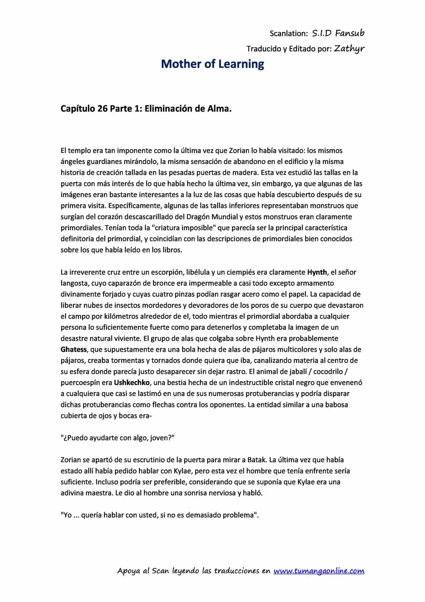 Mother of Learning (2011) - Capítulo 26.1 - Página 1 - LectorTMOo
