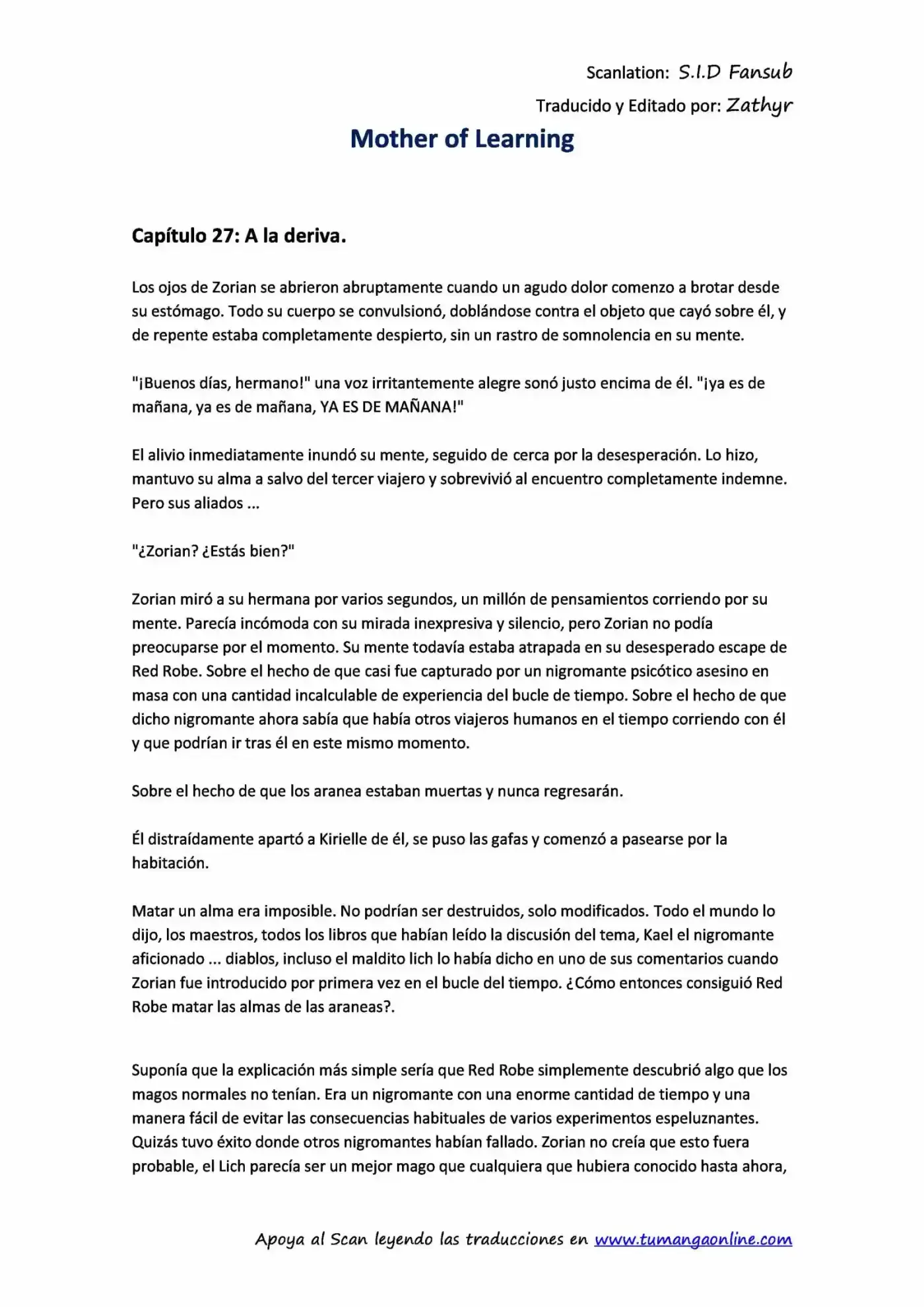 Mother of Learning (2011) - Capítulo 27 - Página 1 - LectorTMOo