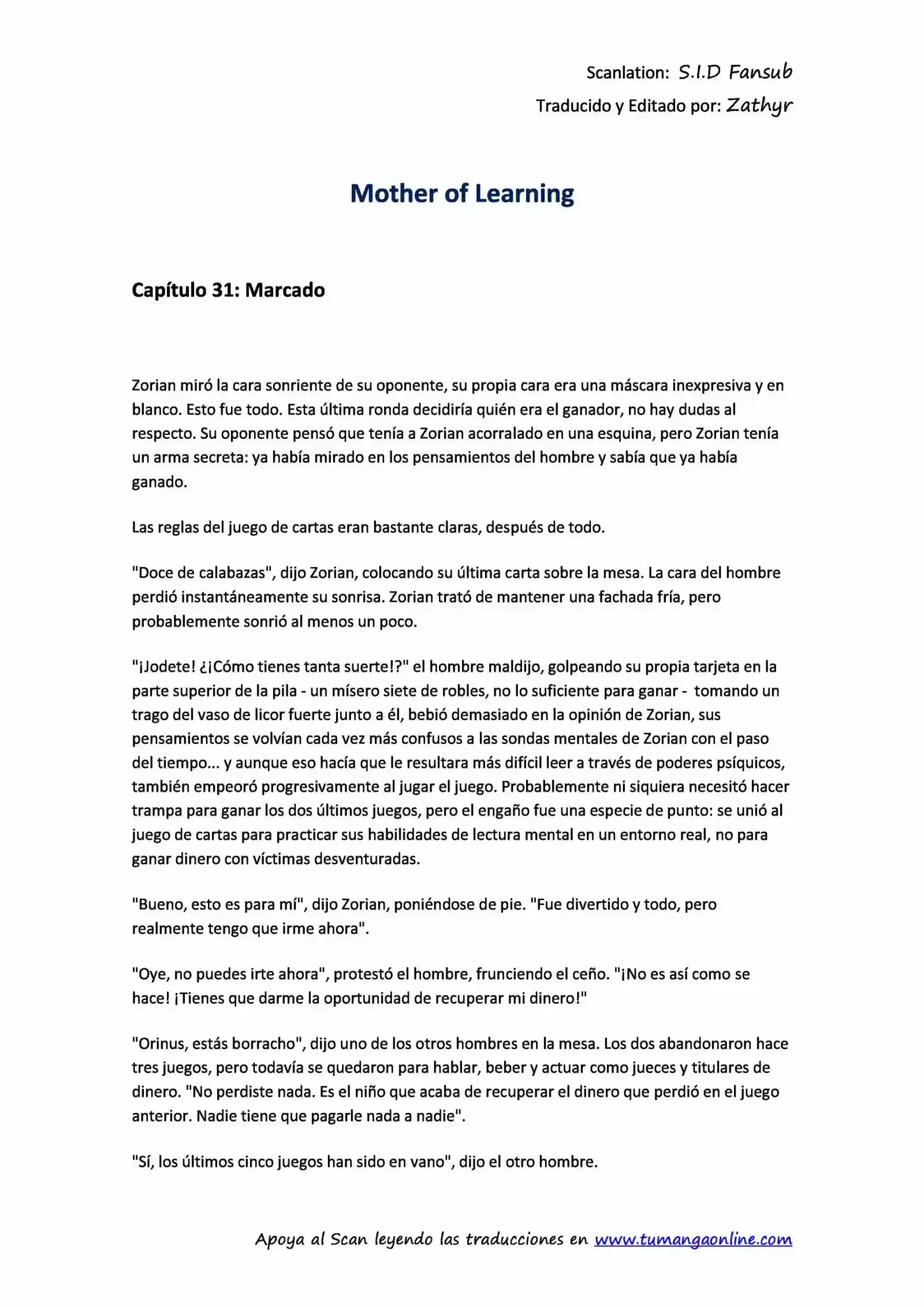 Mother of Learning (2011) - Capítulo 31 - Página 1 - LectorTMOo
