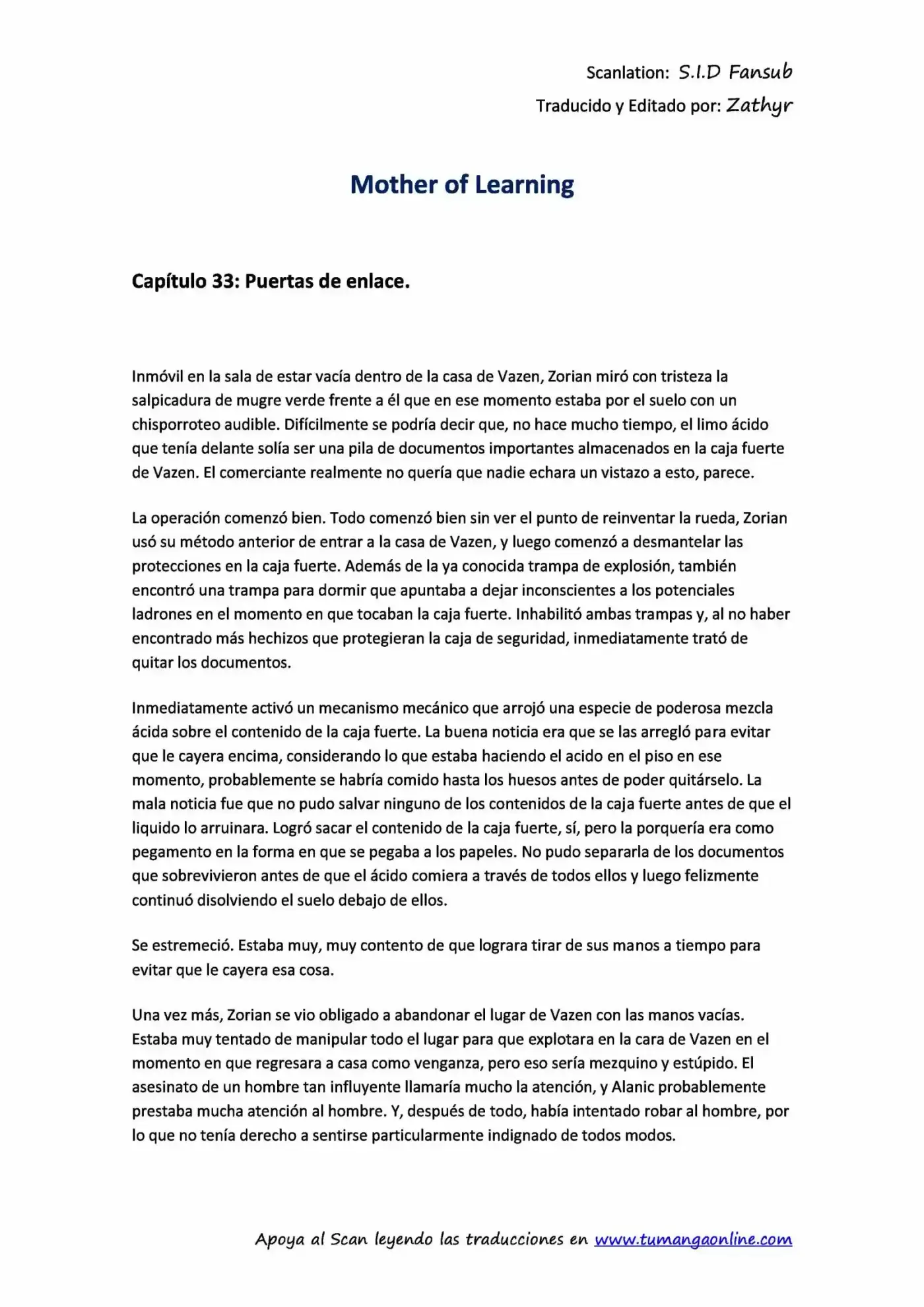Mother of Learning (2011) - Capítulo 33 - Página 1 - LectorTMOo