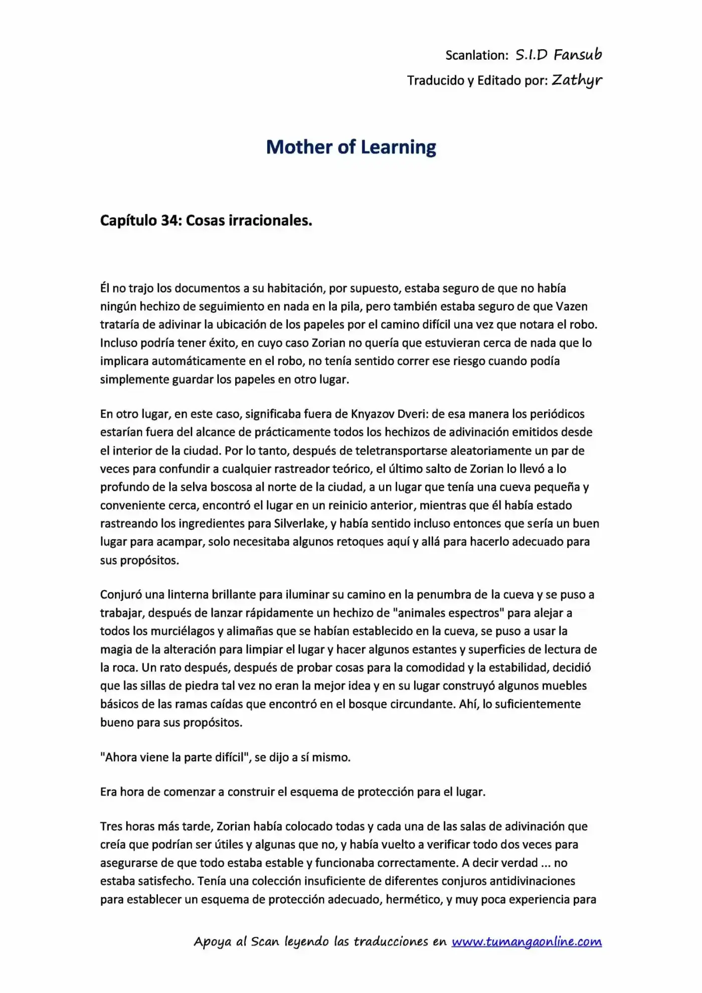 Mother of Learning (2011) - Capítulo 34 - Página 1 - LectorTMOo